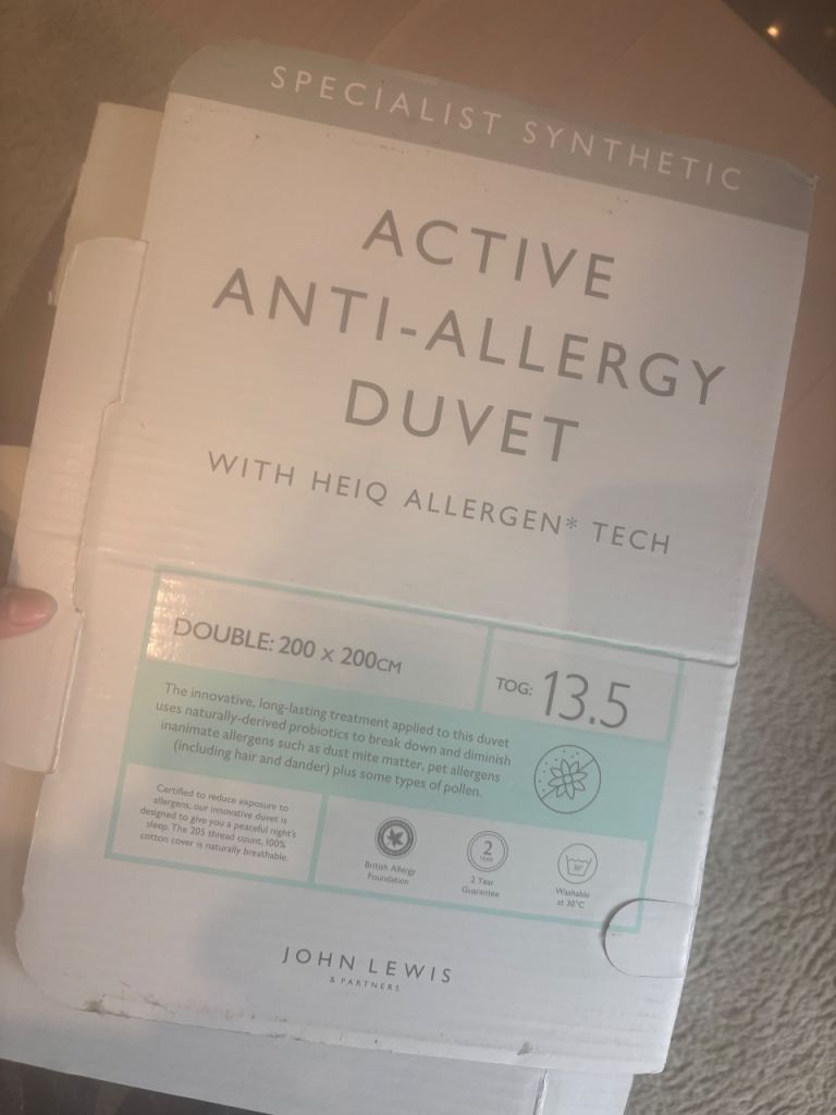 Double Size John Lewis Duvet and Duvet Cover