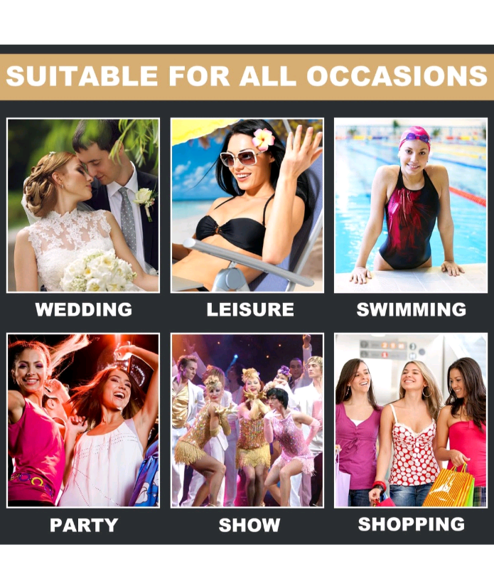 Bnip Fasionato Bra Strap Clips - Non-Slip Holders Racerback Bra Clip