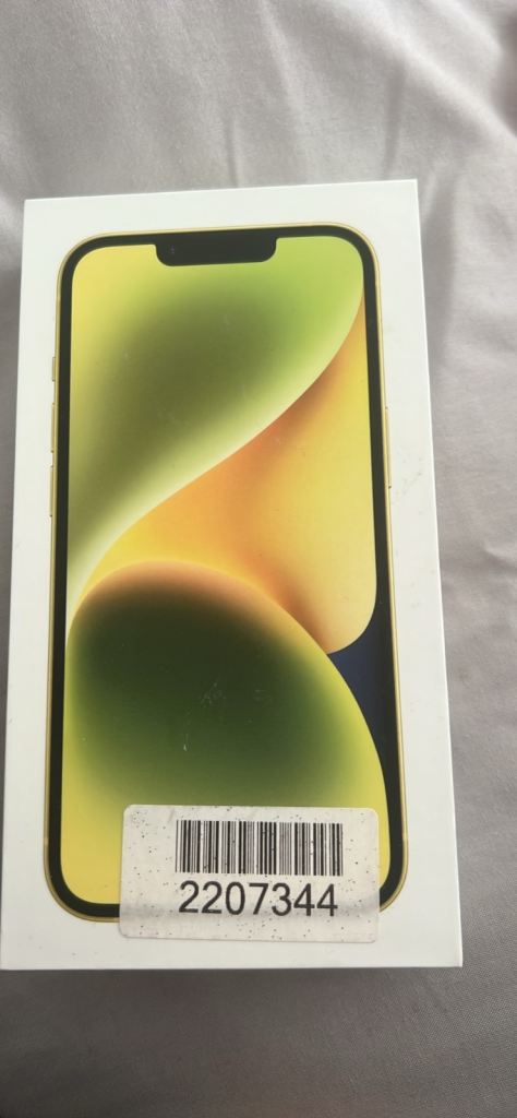 iPhone 14 empty box 