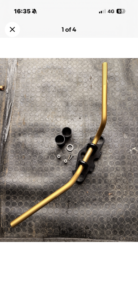 Triumph T300 series handle bar conversion 