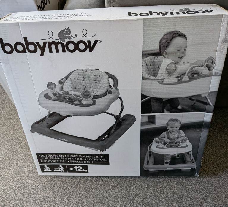 Brand new Babymoov 2 in 1 baby walker