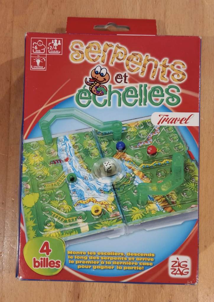 Snakes and Ladders Travel Game for kids