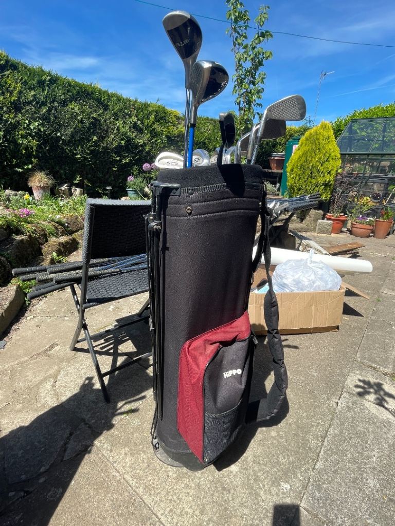 Hippo Golf Bag and set of clubs