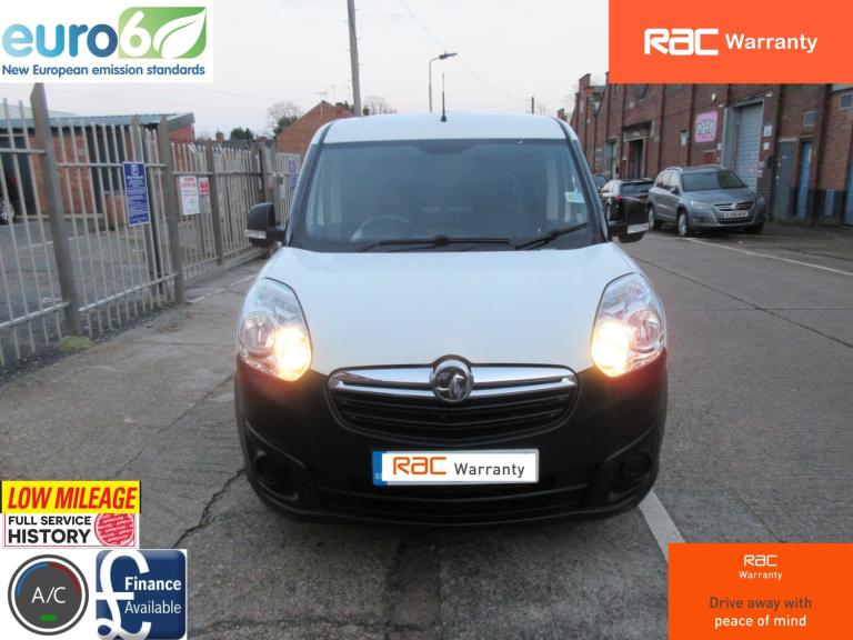 2018 Vauxhall Combo 1.6 CDTI 16V 105ps LWB Van  LOW MILES AIR CON PANEL VAN Diesel Manual