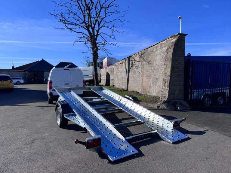 LAST ONE AT REDUCED PRICE! NEW Single Axle Car Transporter Trailer Smart cars/ Race Cars/ Track Cars