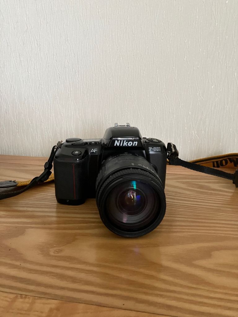 Nikon F-601 Non-Digital Camera with Sigma Zoom Lens