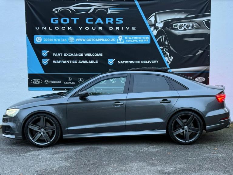 2018 Audi S3 2.0 TFSI Black Edition S Tronic quattro Euro 6 (s/s) 4dr SALOON Petrol Automatic