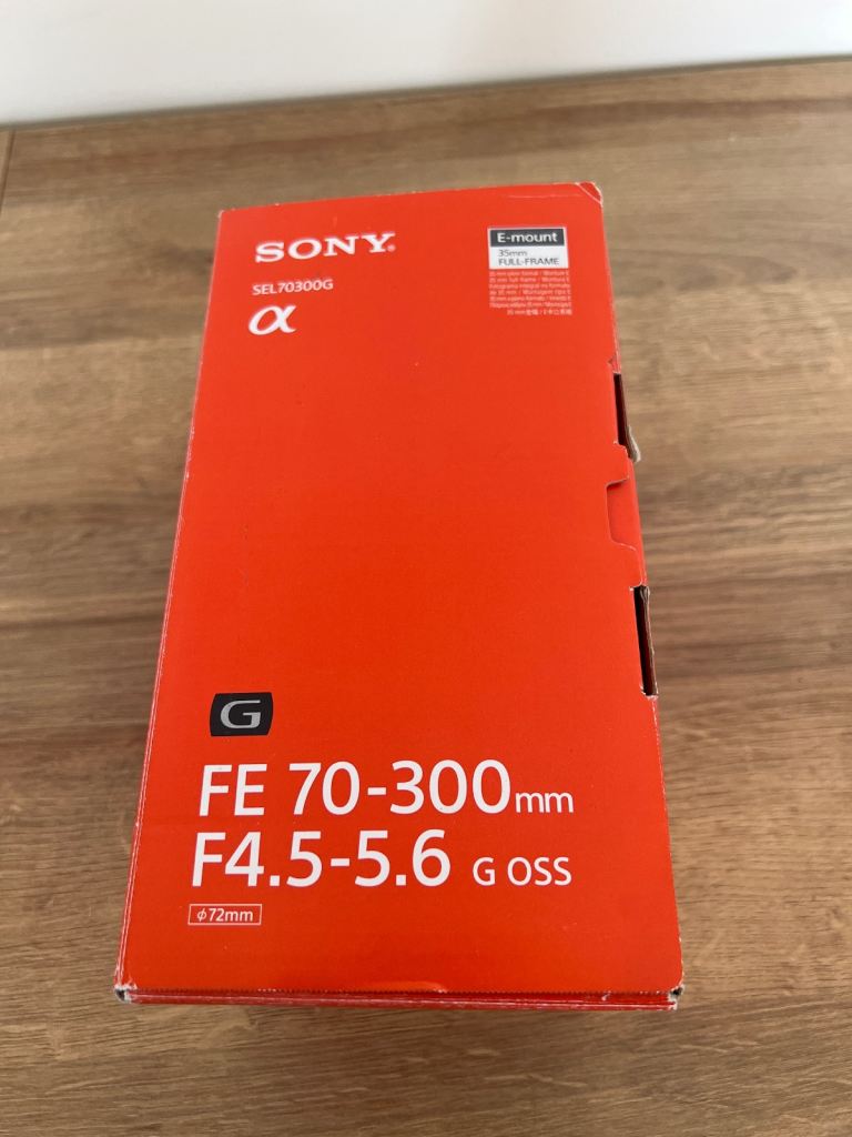 📸 Sony FE 70-300mm f/4.5-5.6 G OSS Lens (SEL70300G) – Full Frame E-Mount