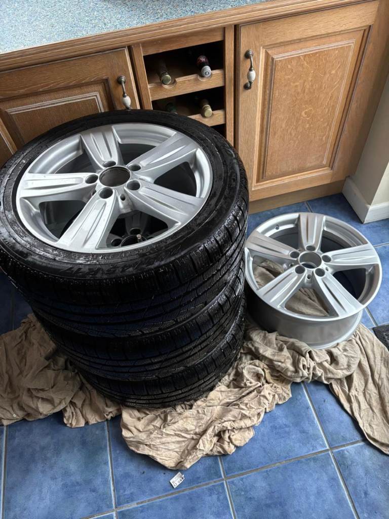 Mercedes E Class Wheels + 3 Winter Tyres