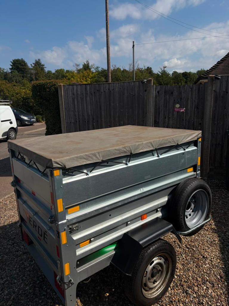 Erde Trailer 158 with Cover and Spare Wheel – Good Condition