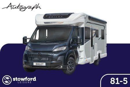 Bailey Autograph 81-5 NEW Motorhome