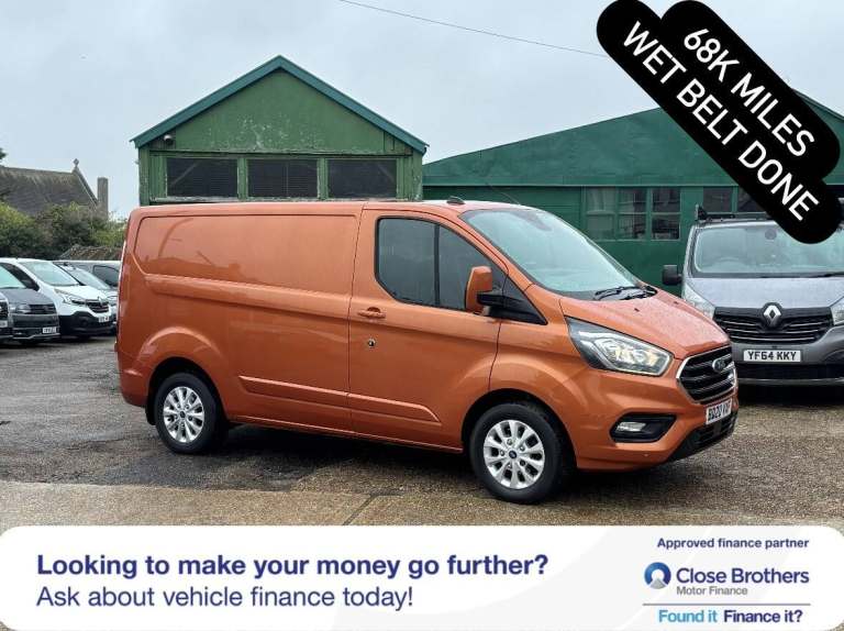 2020 Ford Transit Custom 2.0 EcoBlue 130ps Low Roof Limited Van PANEL VAN DIESEL Manual