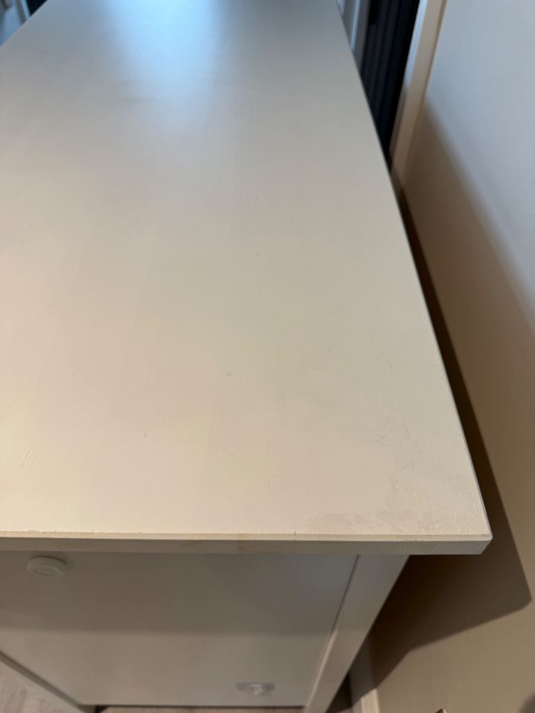 IKEA Hemnes chest of drawers white stain
