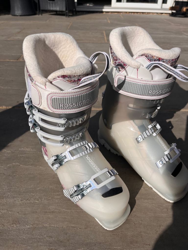 Rossignol ALLTRACK Ski Boots – White, Good Condition