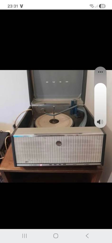 Midcentury Bush Monarch Record Player Model SRP 31D