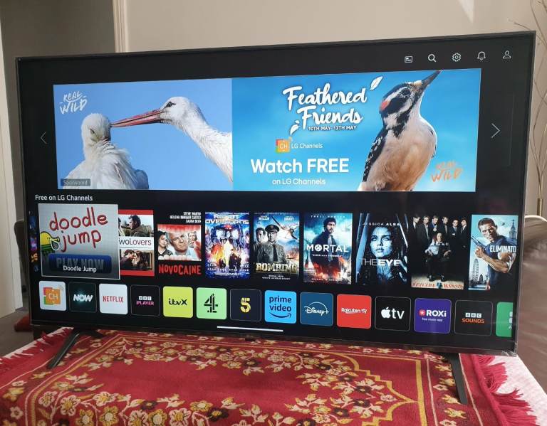 LG Smart 4K UHD 43inch HDR Tv with Alexa and Google Assistant built-in Remote and Box 