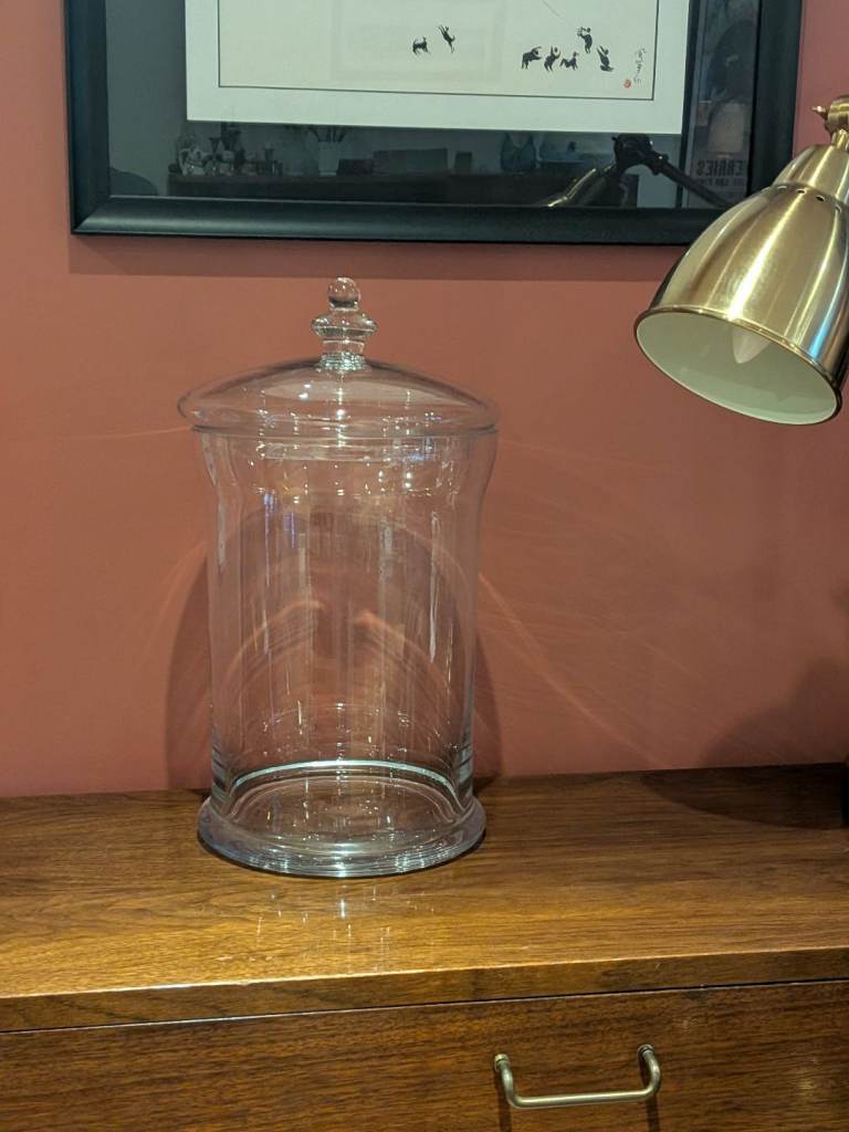 Large Glass Apothecary Jar