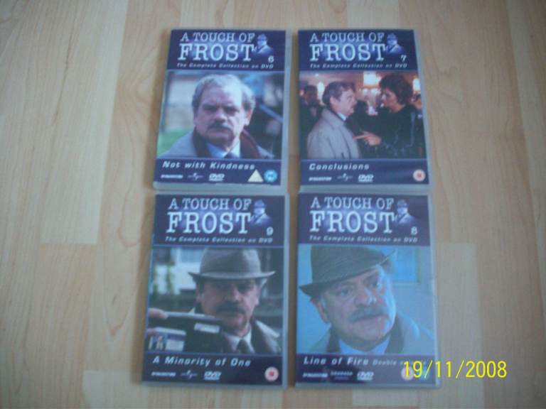 A Touch of Frost DVD Collection –no,s 6. 7. 8, and 9. David Jason (FREE P/P 
