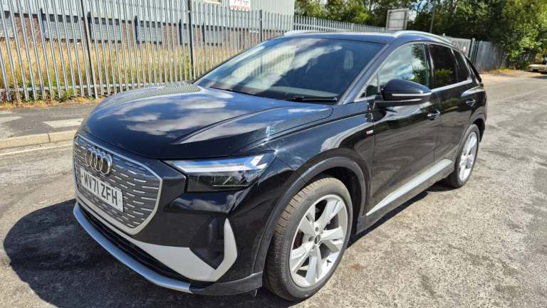 2021 71 AUDI Q4 E-TRON 125kW 35 55kWh S Line 5dr Auto Damaged Salvage