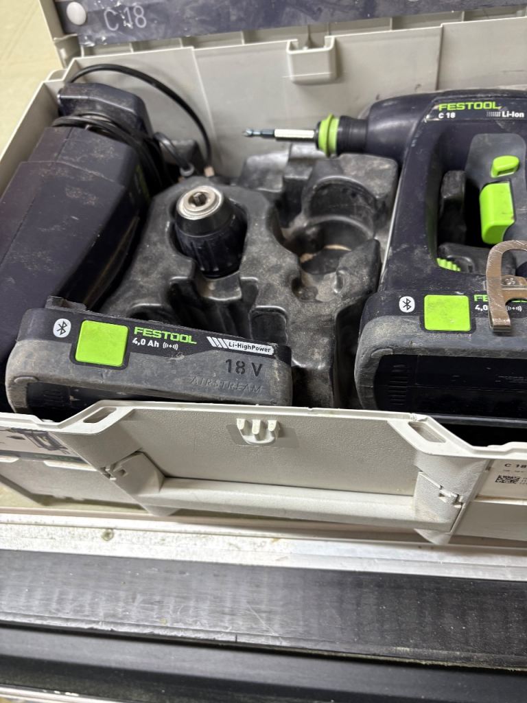 Festool c 18 cordless drill