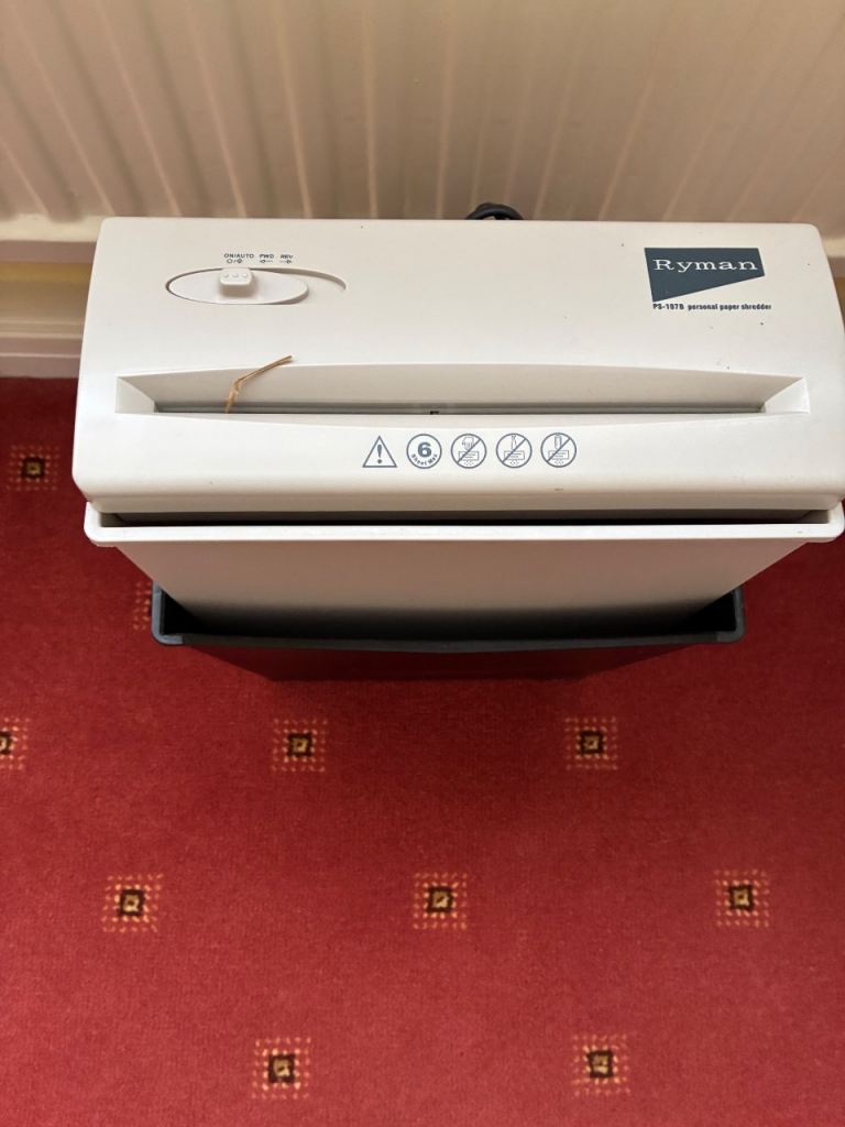 Paper shredder electric 