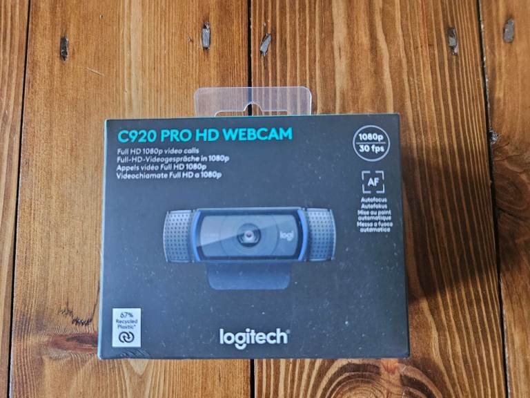 Logitech C920 Pro HD Webcam – New, Boxed