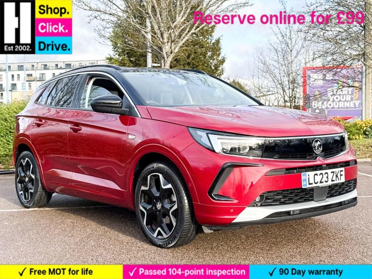 2023 Vauxhall Grandland 1.2 Turbo Elite SUV 5dr Petrol Auto Euro 6 (s/s) (130 ps) HATCHBACK Petro...