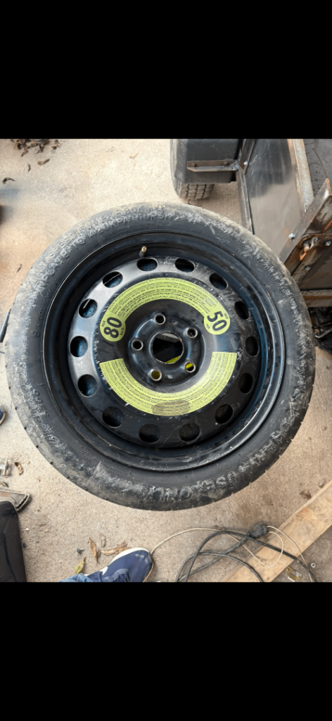Volkswagen VW space saver spare wheel 5x112