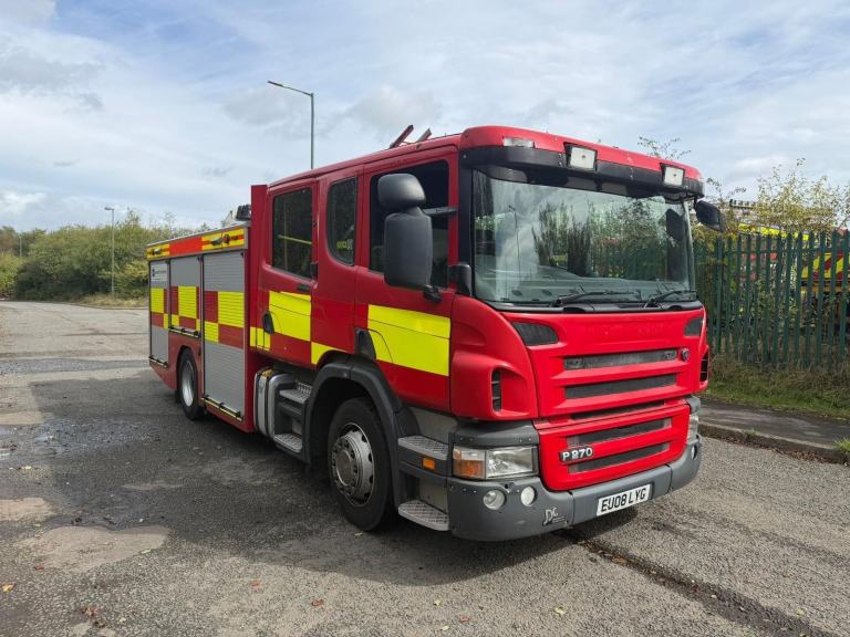 2008 SCANIA P270 4X2 FIRE TRUCK (EU08 LYG) P-SRS D-CLASS