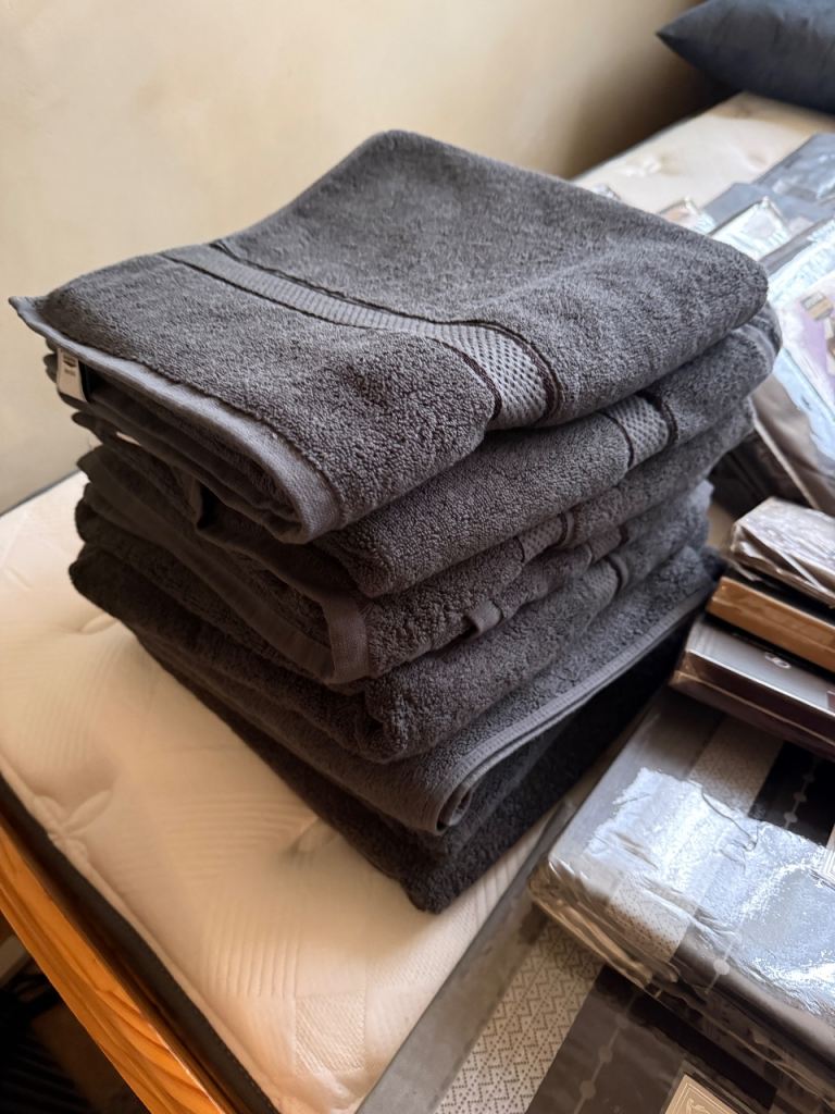 Brand new -Towels, Curtains bedding 