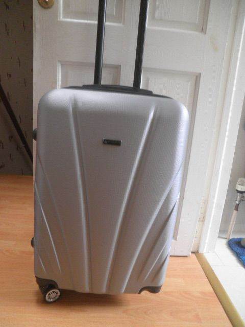 Jean-Louis Scherrer Suitcase Medium Hardshell Spinner Wheels Grey