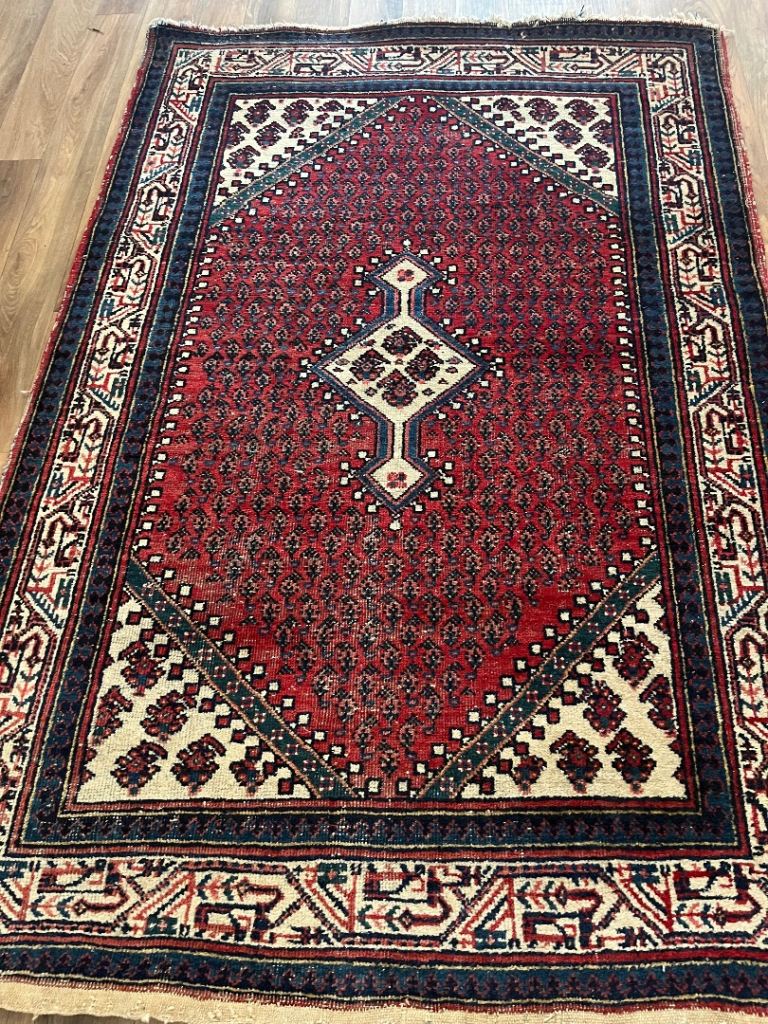 Persian Handwoven Bejar Wool Rug 