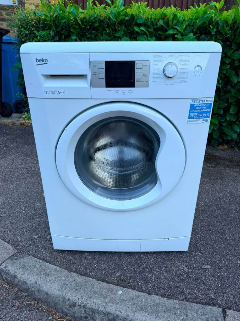 Beko Washing Machine 7kg – White, Good Condition