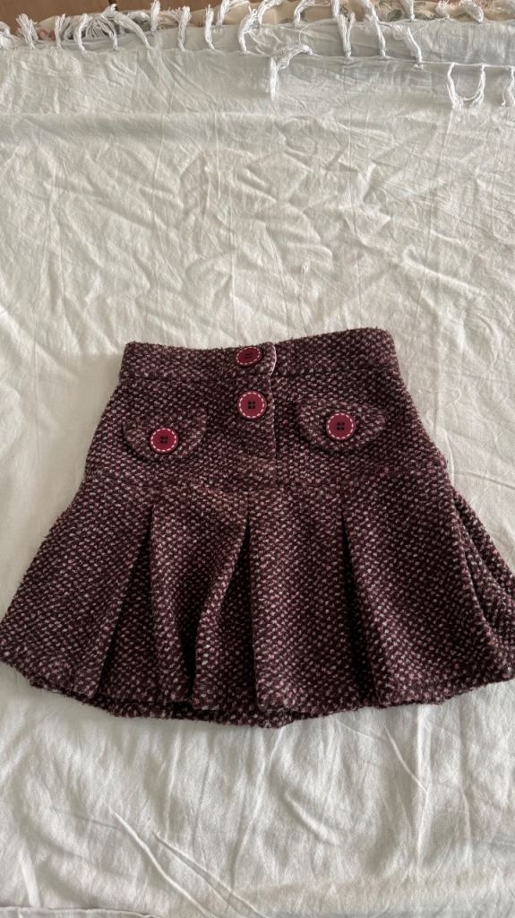 Next patterned knit pleated skirt 3-4 years - stylish 