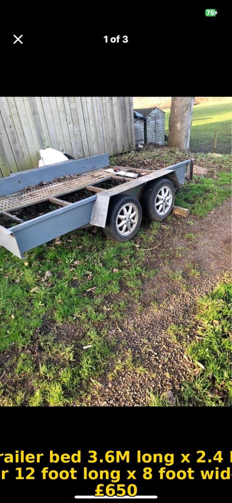 Heavy duty car trailer 