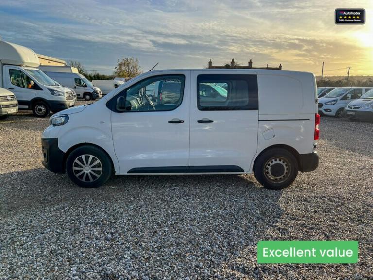 2017 Peugeot Expert Crew Cab SWB L1H1 Blue Hdi Professional Compact EURO 6 NO VAT Crew Van Diesel...