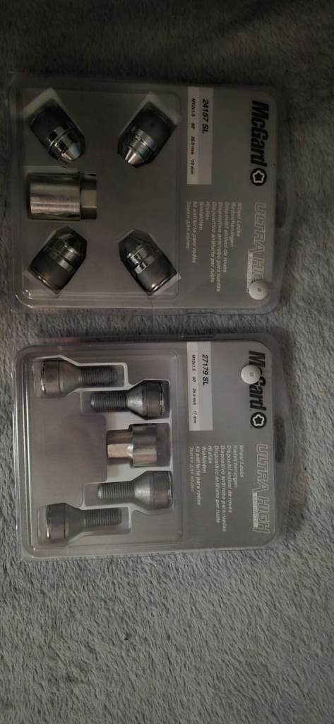 Brand New Mcgard Ultra High Security Wheel Locks 