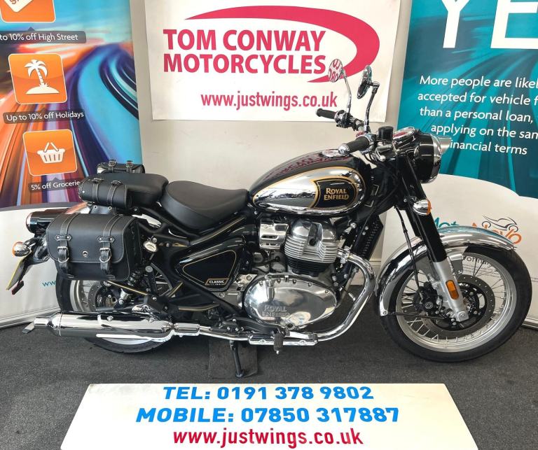 ROYAL ENFIELD CLASSIC 650, 2025(25), 1 OWNER, 514 MILES, FSH, IMMACULATE, £5495
