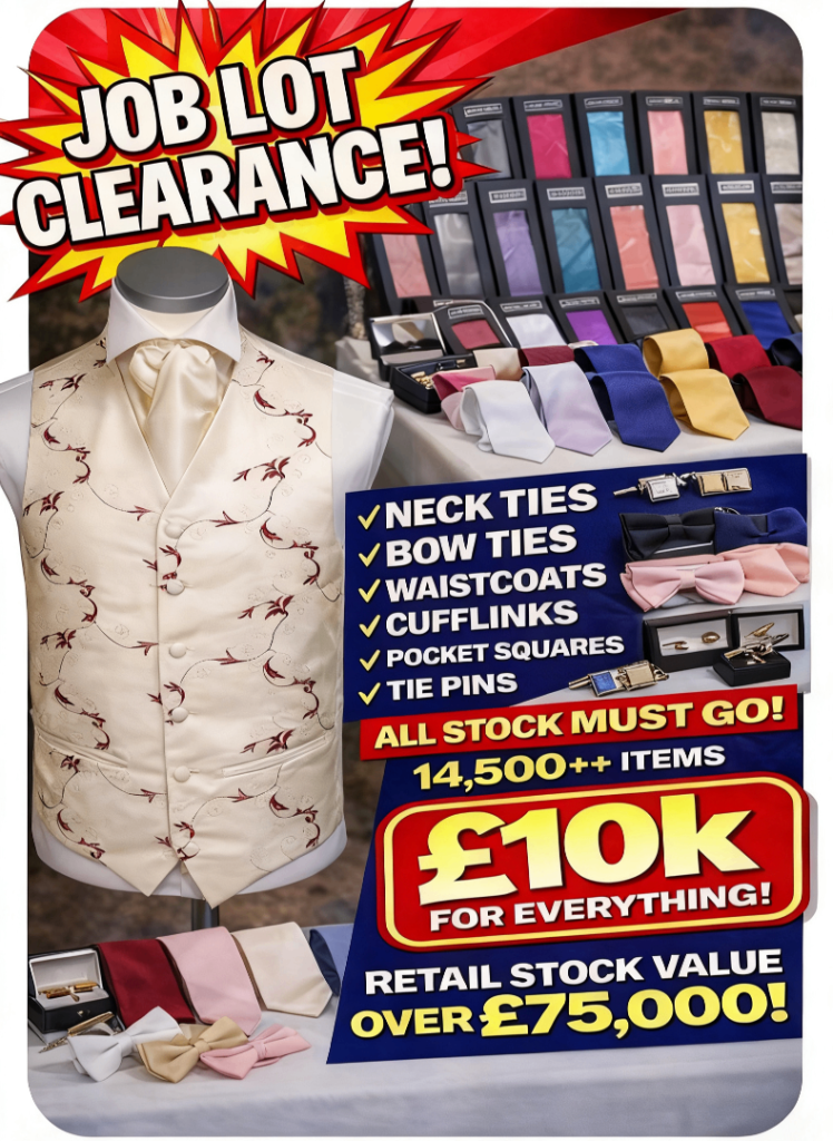 Dress Code UK Mens Formalwear Job Lot Clearance Works Less then a £1 an item!