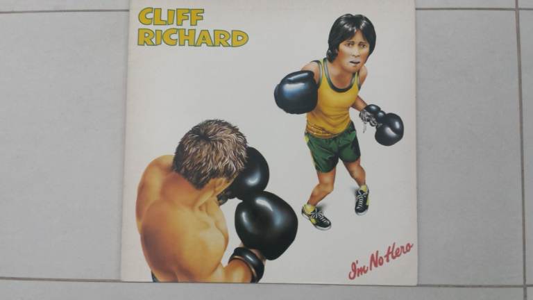 1980 Cliff richard 12 inch vinyl LP, I'm no Hero 