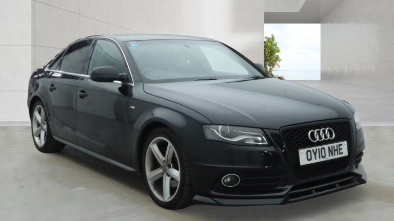 * 2010 AUDI A4 1.8T S LINE + 12 SERVICES + LONG MOT + PRIVACY GLASS + SAT NAV * 