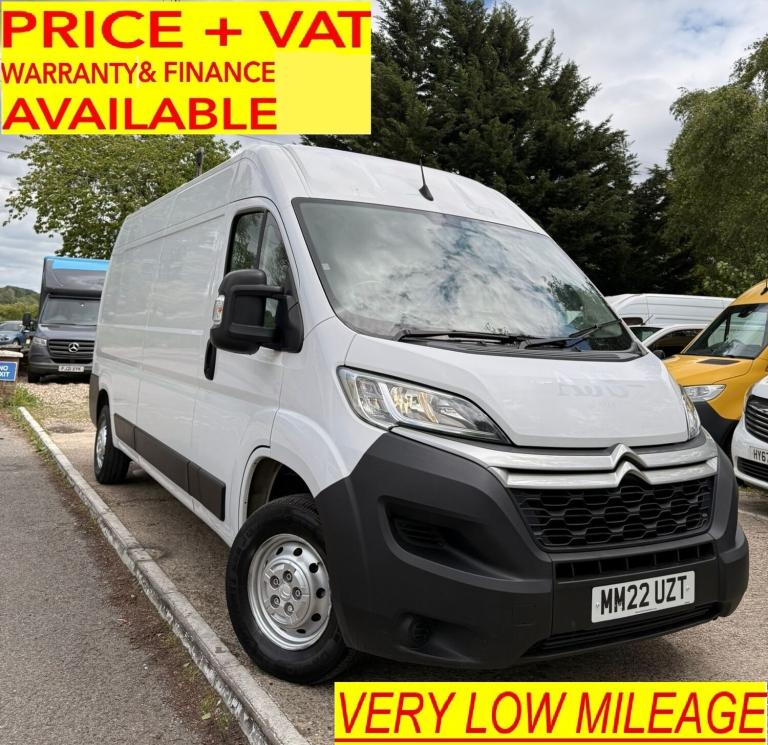2022 Citroen Relay 2.2 BlueHDi 35 Enterprise L3 LWB **ONLY 44,000 MILES** PANEL VAN Diesel Manual