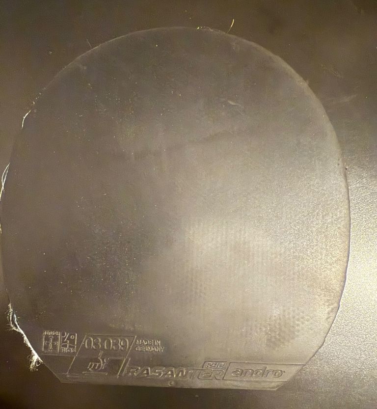 Assorted Used Black Table Tennis Rubbers 2