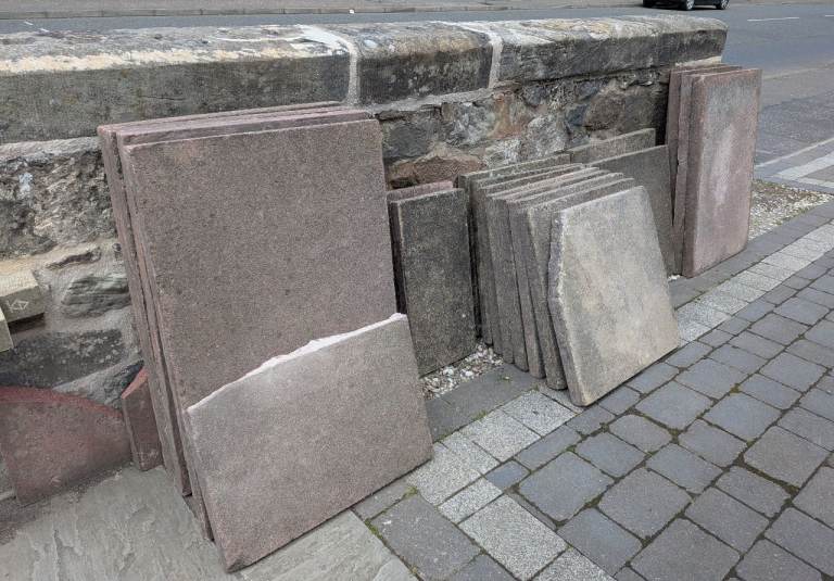 FREE Selection of paving slabs