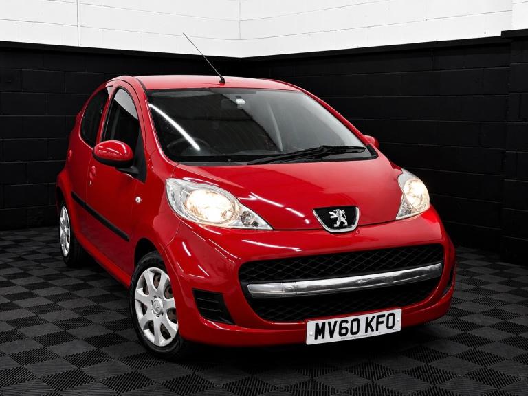 2010 60 PEUGEOT 107 URBAN 5 DOOR 1.0 PETROL RED ULEZ COMPLIANT 