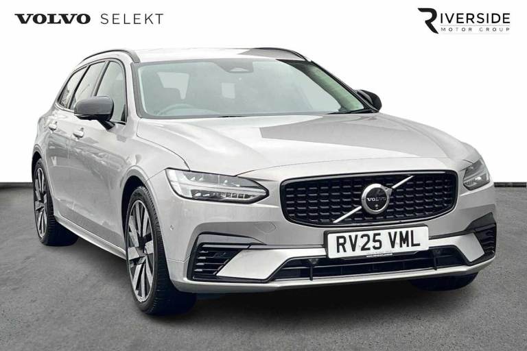 2025 Volvo V90 Plus, T6 AWD Plug-in hybrid, Electric/Petrol, Dark Estate Petrol Parallel PHEV Aut...