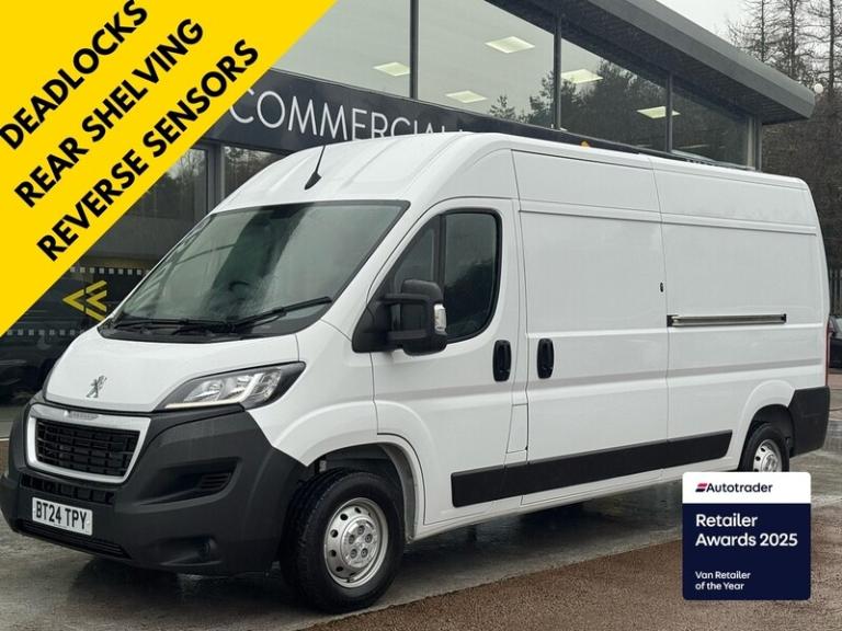  Peugeot Boxer Hdi 140ps Professional Premium + L3 H2 Lwb Euro 6 with Air Con, Deadlocks,  Panel ...