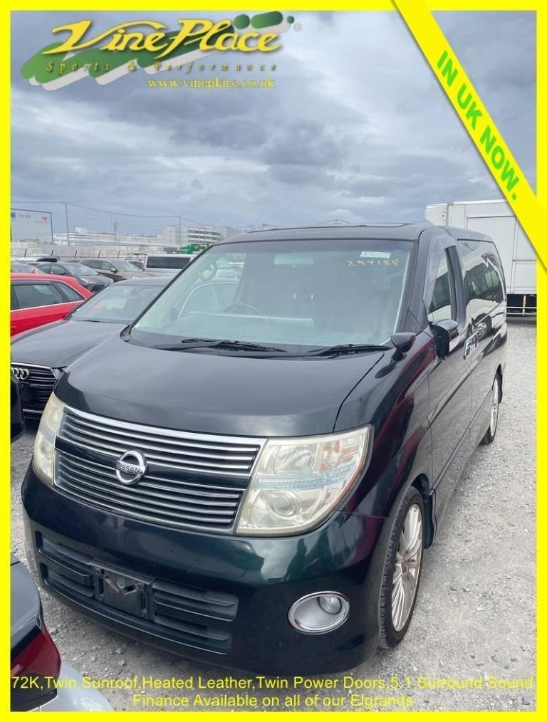 2008 Nissan Elgrand 3.5 Highway Star Black Leather Edition,Auto,8 Seats MPV Petrol Automatic