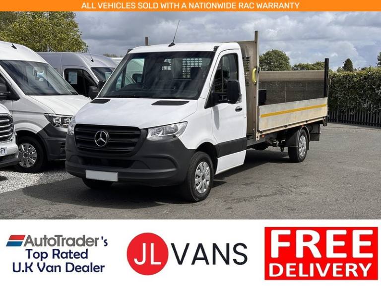2021 Mercedes-Benz Sprinter 315 CDI Progressive L3 Dropside RWD Euro 6 150ps 2021 Dropside Diesel...