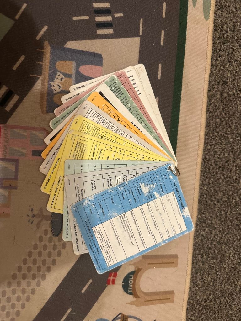 Military slates cards 